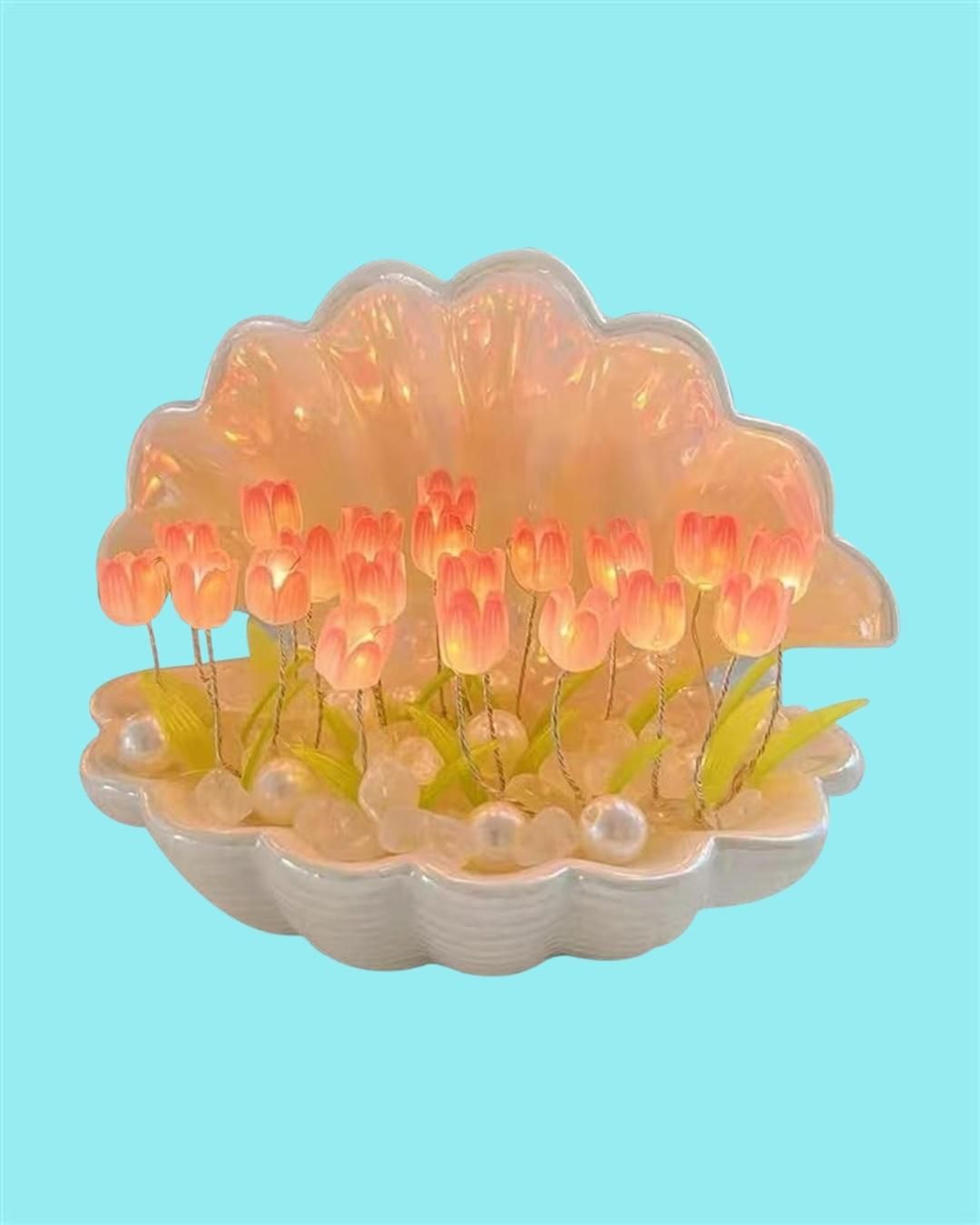 🌷 Tulip Night Light – Elegant Flower Lamp for a Cozy Ambiance! ✨