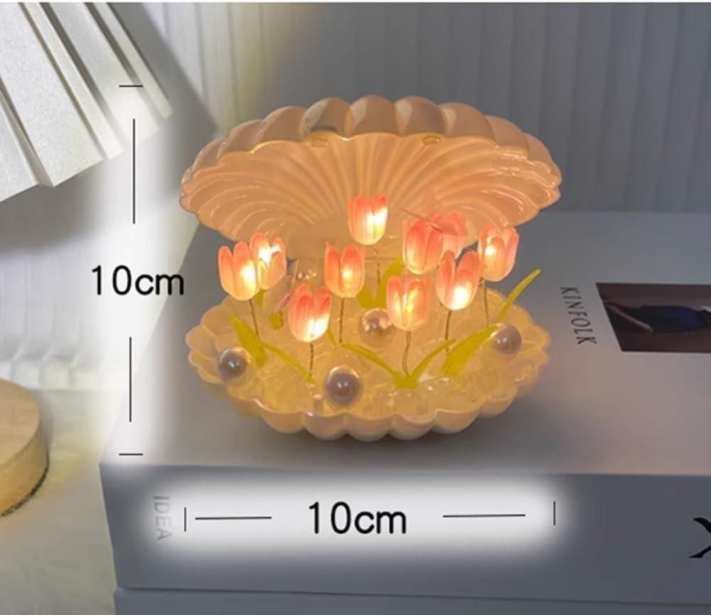🌷 Tulip Night Light – Elegant Flower Lamp for a Cozy Ambiance! ✨