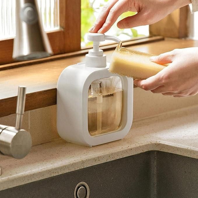 🧴 Large-Capacity Plastic Soap Dispenser Bottle – Refillable & Multipurpose 🛁