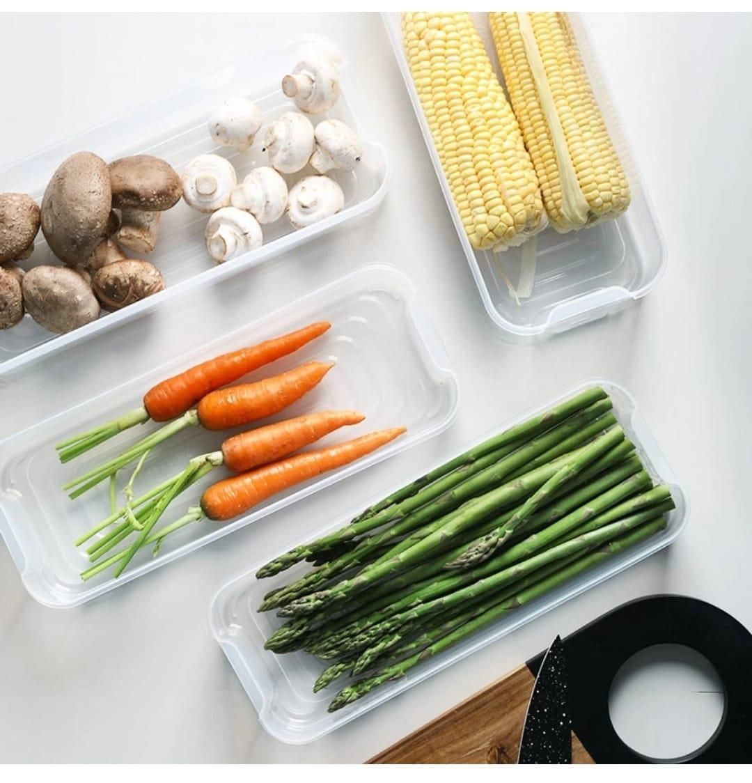 🥗 2-Layer Interlocking Fridge Container