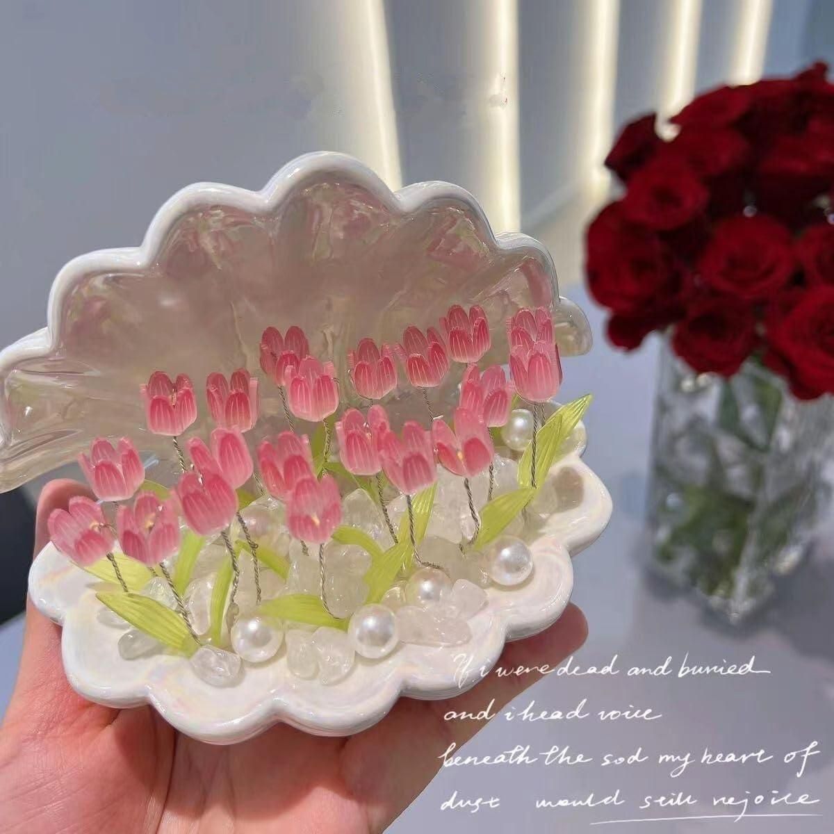 🌷 Tulip Night Light – Elegant Flower Lamp for a Cozy Ambiance! ✨