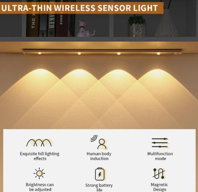 💡 LED PIR Motion Sensor Light (USB Rechargeable) 💡