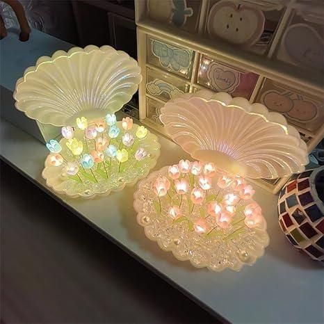 🌷 Tulip Night Light – Elegant Flower Lamp for a Cozy Ambiance! ✨
