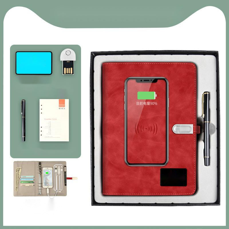 Multifunctional Wireless Charging U Disk Notebook Mobile Power Notebook