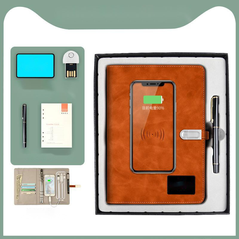 Multifunctional Wireless Charging U Disk Notebook Mobile Power Notebook