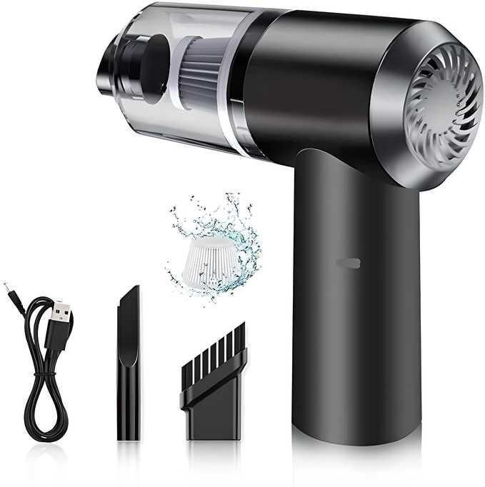 🌪️ Portable Handheld Air Duster & Wireless Vacuum Cleaner – 2-in-1 Cleaning Solution!