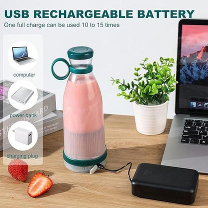 🍹 Travel Portable Mini Juice Blender- USB Rechargeable Juicer