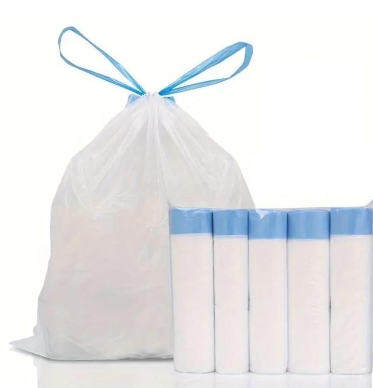 🗑 White Unscented Strong Garbage Bags 🗑