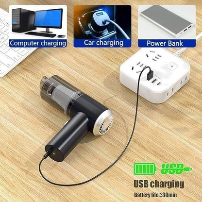 🌪️ Portable Handheld Air Duster & Wireless Vacuum Cleaner – 2-in-1 Cleaning Solution!