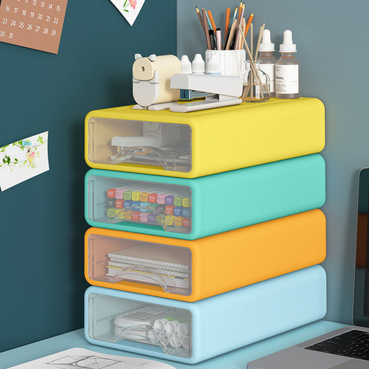 Drawer Type Desktop Storage Box Plastic