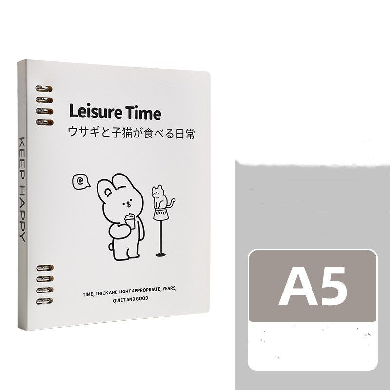 B5 Loose Spiral Notebook Detachable Notebook