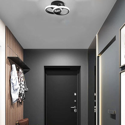 Modern LED Ceiling Light Double Round Pendant Lamp Bedroom Lights Ceiling