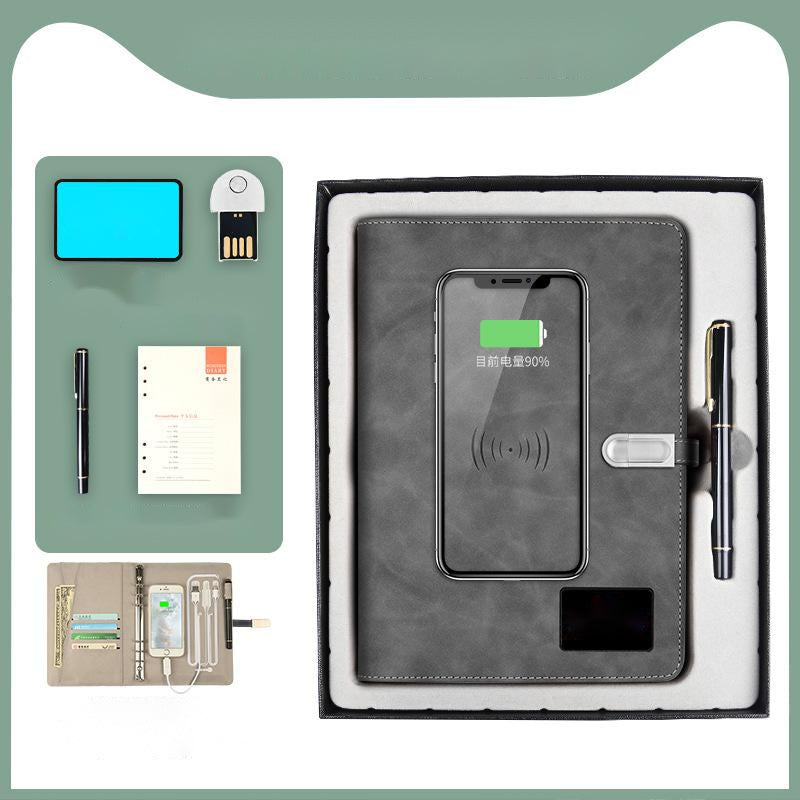 Multifunctional Wireless Charging U Disk Notebook Mobile Power Notebook