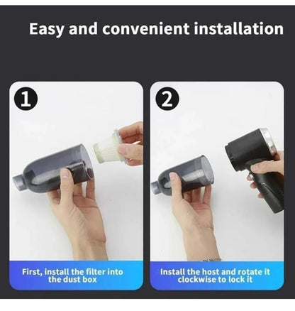 🌪️ Portable Handheld Air Duster & Wireless Vacuum Cleaner – 2-in-1 Cleaning Solution!