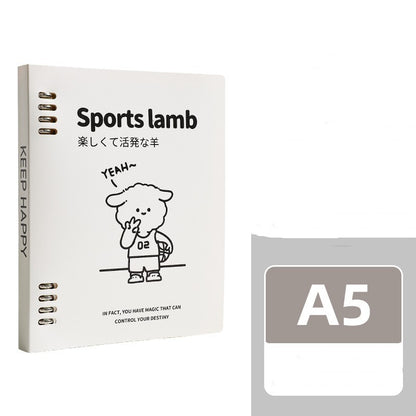 B5 Loose Spiral Notebook Detachable Notebook