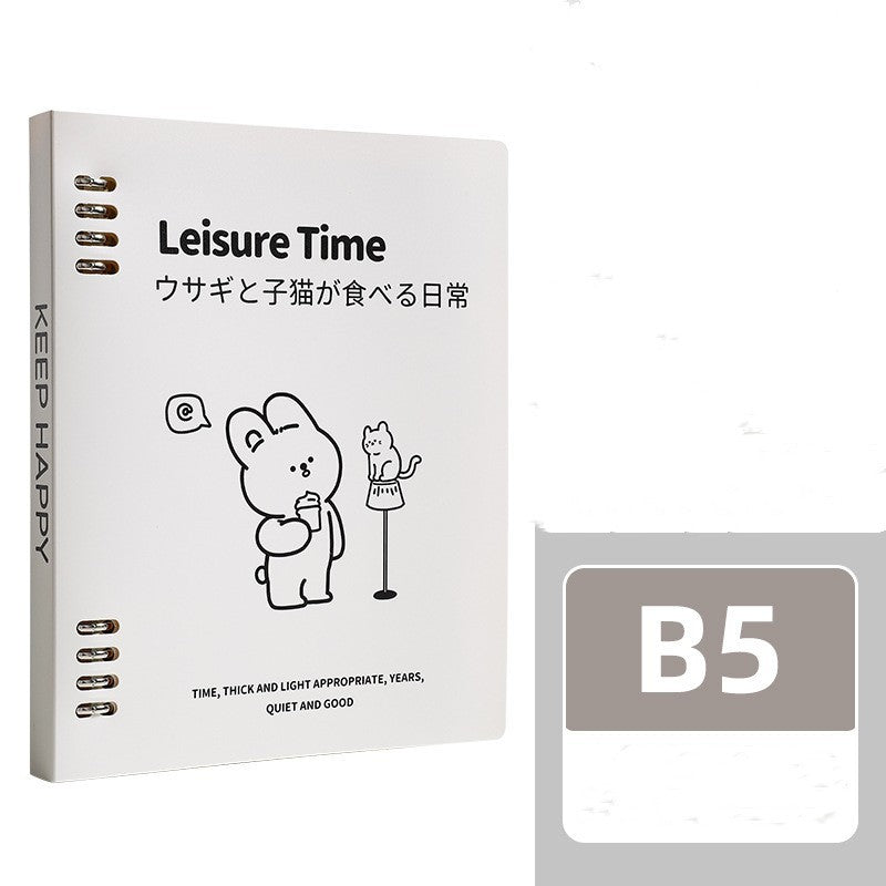 B5 Loose Spiral Notebook Detachable Notebook