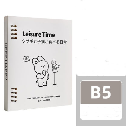 B5 Loose Spiral Notebook Detachable Notebook