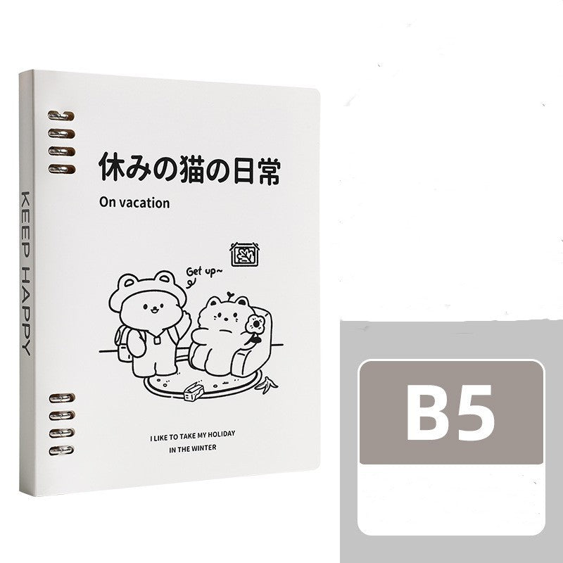 B5 Loose Spiral Notebook Detachable Notebook