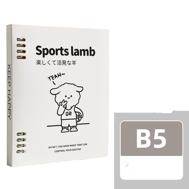 B5 Loose Spiral Notebook Detachable Notebook