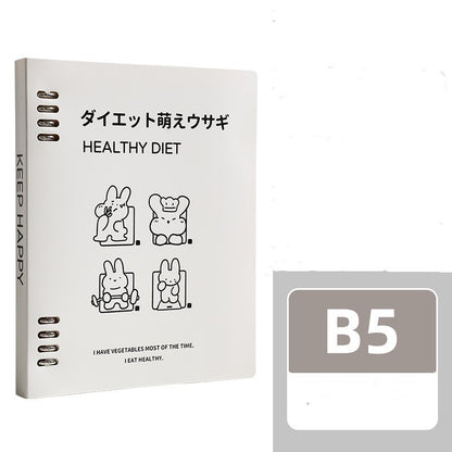 B5 Loose Spiral Notebook Detachable Notebook